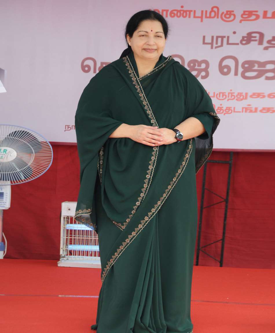 Jayalalithaa (Chief Minister of Tamil Nadu)