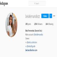 Isabela FernandezBelafernandez (Instagram Account 2012), Belafernandezz (Instagram Account 2017)
