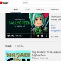 SallyGreenGamerSallyGreenGamer (YouTube Channel 2015)