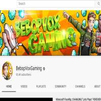 Keith SteinbachBebopVox YOGSCAST (YouTube Channel 2006), BebopVoxGaming (YouTube Channel 2012)