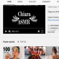 Chiara ASMRChiara ASMR (YouTube Channel 2014)