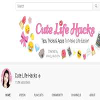 Joanna ZhouMaqaroon (YouTube Channel 2011), Cute Life Hacks (YouTube Channel 2015)