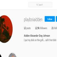 Aidden JohnsonOnlyaidden (Instagram Account 2016), Playboiaidden (Instagram Account 2020)