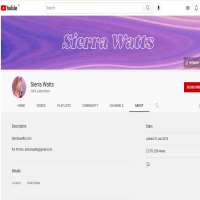 Sierra WattsYouTube 