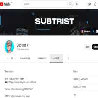 SubtristYouTube 