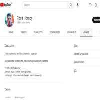 Ross HornbyYouTube 