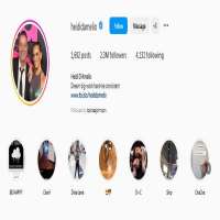 Heidi D AmelioInstagram (Account: heididamelio June 2012)