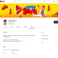 Super SenyaYouTube Channel 