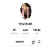 Kayla MaleccTikTok (Account: kaylamalecc)