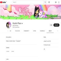 Krystin PlaysYouTube 