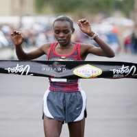 Jemima JelagatLas Vegas Marathon in 2:35:22 (2006)