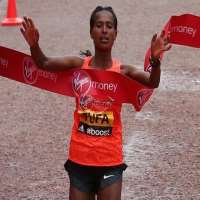 Tigist TufaShanghai Marathon in 2:21:52 (2014), London Marathon in 2:23:22 (2015)