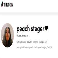 Peach StegerTikTok