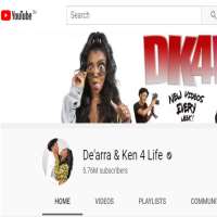 Ken Walker (YouTube)De'arra & Ken 4 Life (YouTube Channel 2014)