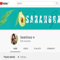 SarahGraceSarahGrace (YouTube Channel 2015)