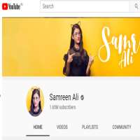Samreen AliSamreen Ali (YouTube Channel 2016)