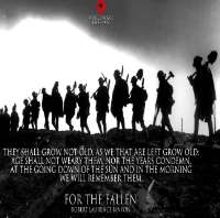 Laurence BinyonFor the Fallen (Poem 1914)