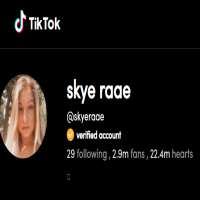 Skye Raae2 Million Followers on TikTok