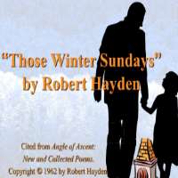 Robert HaydenThose Winter Sundays (Poem 1962), The Whipping (Poem), Middle Passage (Poem)