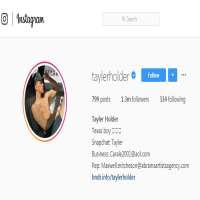 Tayler HolderInstagram