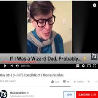 Thomas SandersNarrating People's Lives (Vine), Sanders Sides on YouTube