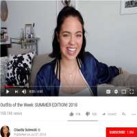 Claudia SulewskiMakeup Tutorial on YouTube