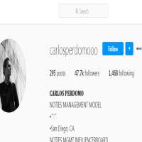 Carlos PerdomoCarlosperdomooo (Instagram Account 2015)