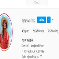 Nina WarinkNinawarink (Instagram Account 2013)