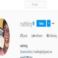 Matt King (Instagram Star)Mattrking (Instagram Account 2013)