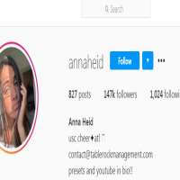 Anna HeidAnnaheid (Instagram Account 2014)