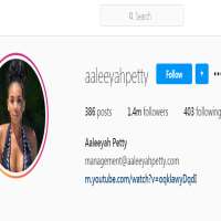 Aaleeyah PettyAaleeyahpetty (Instagram Account 2015)