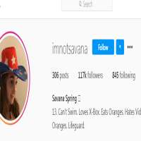 Savana SpringImnotsavana (Instagram Account 2013)