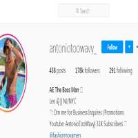 AntoniotoowavyAntoniotoowavy_ (Instagram Account 2018)