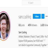 Sam CushingSam.cushing (Instagram Account 2014)