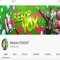 Keith SteinbachBebopVox YOGSCAST (YouTube Channel 2006), BebopVoxGaming (YouTube Channel 2012)