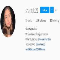 Shantale CollinsShantale21 (Instagram Account 2016)