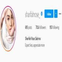 Sharifah Rose SabrinaSharifahrose_ (Instagram Account 2016)