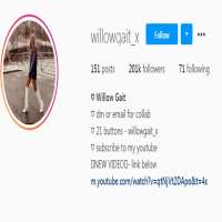 Willow GaitWillowgait_x (Instagram Account 2016)