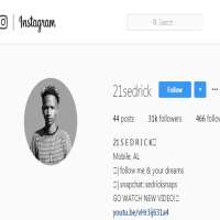 Twenty One SedrickInstagram