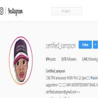 Certified SampsonInstagram