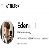 Eden SimpsonTikTok