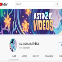 AstroidmaniaVideosAstroidmaniaVideos (YouTube Channel 2014)