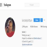 Kirstie BrittainInstagram