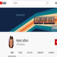 Hayley LeBlancHayley LeBlanc (YouTube Channel 2015)