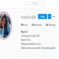 Maya BorsaliMayadorable (Instagram Account 2015), Mayadesagreable (Instagram Account 2019)