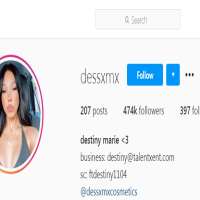 Destiny MarieDessxmx (Instagram Account 2017)