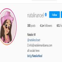 Natalie NoelNatalinanoel (Instagram Account 2011), Nataliescloset (Instagram Account 2020)