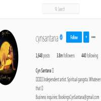 Cyn SantanaCynsantana (Instagram Account 2012)
