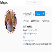 Eisha HicksonTherealeisha (Instagram Account 2018), 0fficialeishaa (Instagram Account 2019)