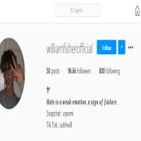 William Fisher (Instagram Star)Williamfisherofficial (Instagram Account 2017)